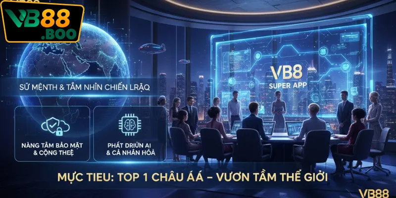 VB88: Phát triển AI, nâng tầm bảo mật, vươn tầm thế giới.